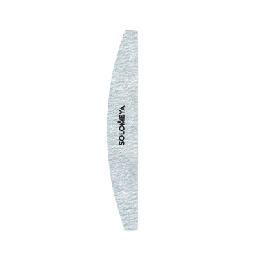 Solomeya Пилка для ногтей Арка Halfmoon Zebra File with Logo 261009, 100/180 грит купить