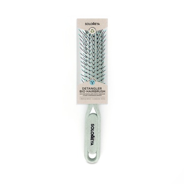 Solomeya Расческа для распутывания сухих и влажных волос Detangler HairBrush for Wet & Dry Hair Pastel, пастельно-зеленая купить