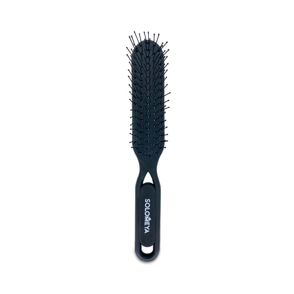 Solomeya Расческа для распутывания сухих и влажных волос Detangler HairBrush for Wet & Dry Hair Aesthetic, черная купить
