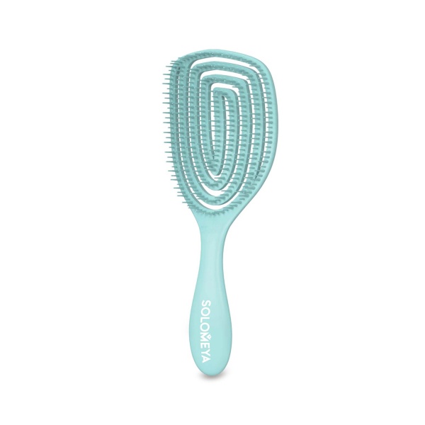 Solomeya Расческа для сухих и влажных волос Wet Detangler Brush Oval Jasmine, аромат жасмина MZ0011 купить