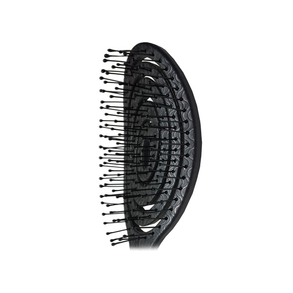 Solomeya Подвижная био-расческа для волос Detangling Bio Hair Brush Black, черная купить