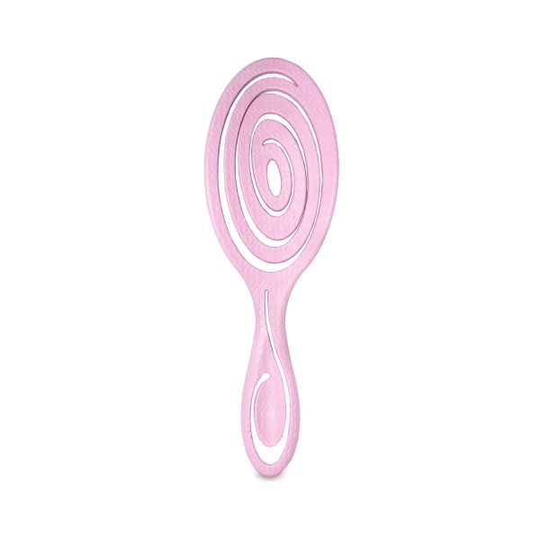 Solomeya Подвижная био-расческа для волос Detangling Bio Hair Brush Light pink, светло-розовая купить