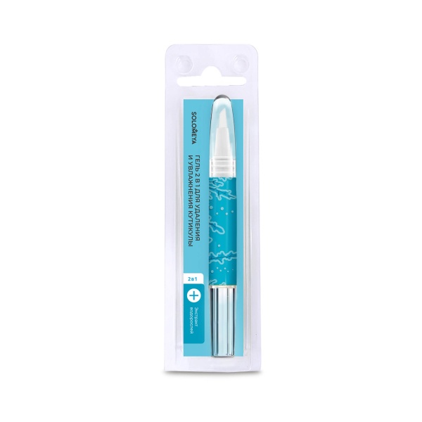 Solomeya Гель 2 в 1 для удаления и увлажнения кутикулы в карандаше Safe Cuticle Away Gel With Silicon Applicator купить