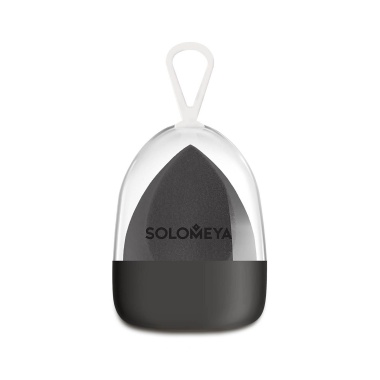 Solomeya Косметический спонж для макияжа со срезом Flat End Blending Sponge, черный купить