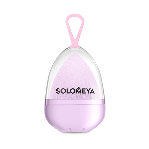 Solomeya Косметический спонж для макияжа меняющий цвет Color Changing Blending Sponge, purple-pink купить