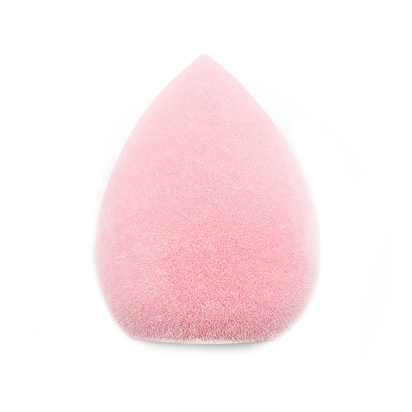Solomeya Вельветовый косметический спонж для макияжа Microfiber Velvet Sponge, peach купить