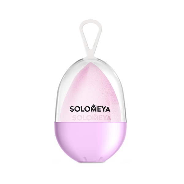Solomeya Косметический спонж для макияжа со срезом Flat End Blending Sponge, лиловый купить