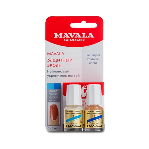 Mavala Защитный экран для ногтей на блистере Nail Shield 90874, 2 x 5 мл купить