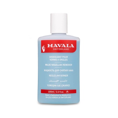 Mavala Жидкость для снятия лака Nail Polish Remover Blue 91120, голубая купить