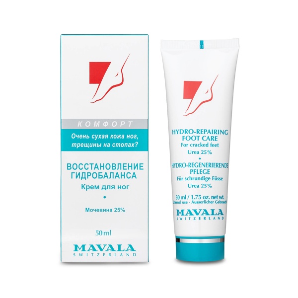 Mavala Крем для ног от трещин и мозолей на ступнях Hydro-Repairing Foot Care 77901, 50 мл купить