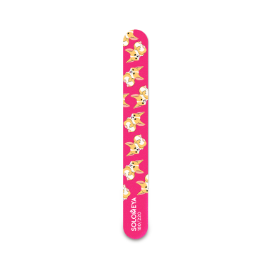 Solomeya Пилка для ногтей Corgi Nail File, 180/220 грит, 1 шт купить