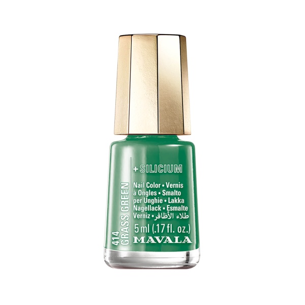 Mavala Лак для ногтей с кремнием, 414 Grass Green, 5 мл купить