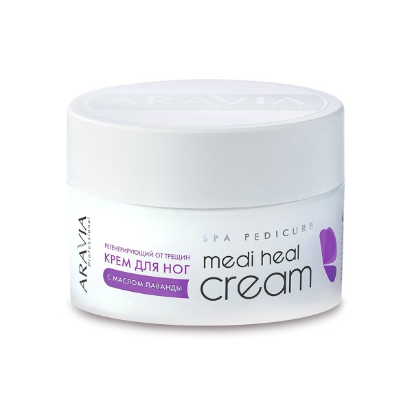 Aravia Professional Регенерирующий крем от трещин с маслом лаванды Medi Heal Cream, 150 мл купить
