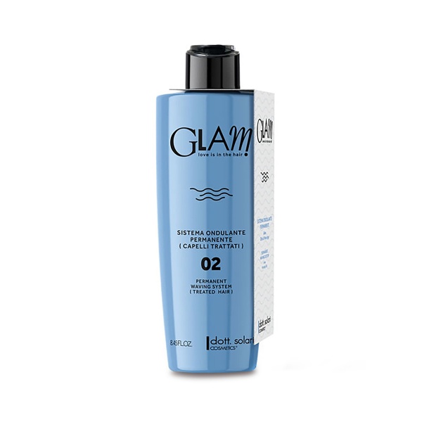 Dott.Solari Cosmetics Перманентная биозавивка для поврежденных и окрашенных волос №2 Glam Waving System, 250 мл купить