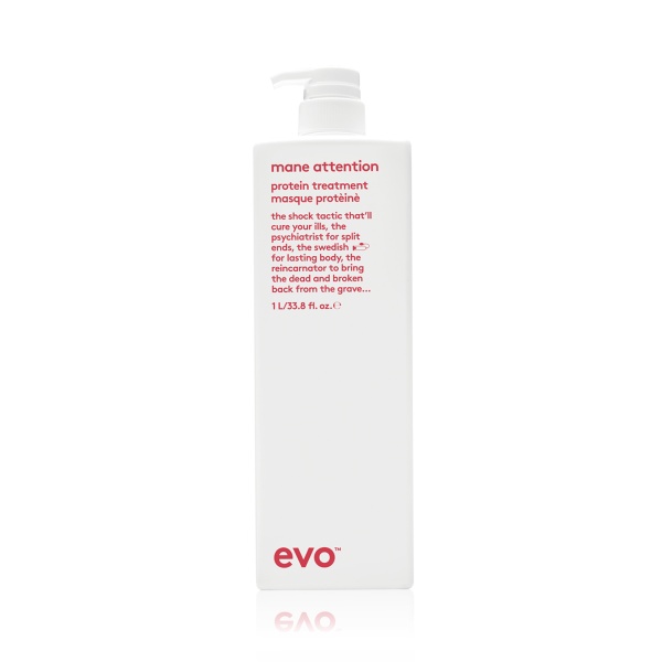 Evo Укрепляющий протеиновый уход для волос [рецепт для гривы] Mane Attention Protein Treatment, 1000 мл купить