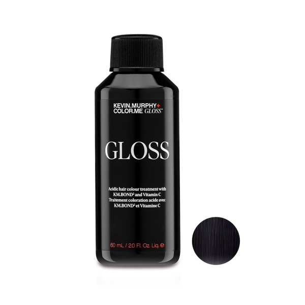 Color.Me Gloss Полуперманентный гелевый краситель c кислым pH Gloss Acidic, 1.11 / 1AA Black.Ash.Int., 60 мл купить