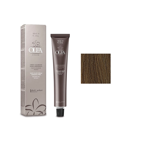 Dott.Solari Cosmetics Крем-краска для волос без аммиака Olea Color, 7.3 Золотисто-русый, 100 мл купить