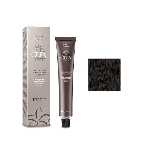 Dott.Solari Cosmetics Крем-краска для волос без аммиака Olea Color, 6.0 Темно-русый, 100 мл купить