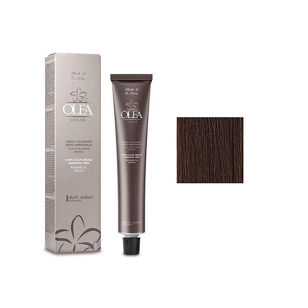 Dott.Solari Cosmetics Крем-краска для волос без аммиака Olea Color, 6.53 Коричневый темно-русый, 100 мл купить