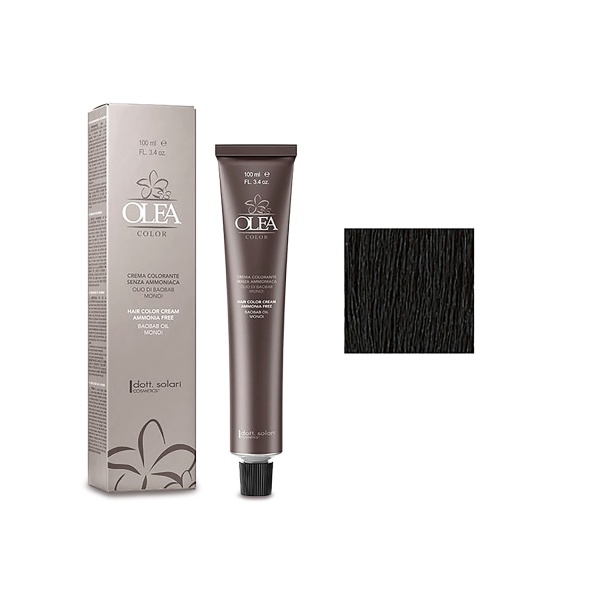 Dott.Solari Cosmetics Крем-краска для волос без аммиака Olea Color, 5.0 Светло-каштановый, 100 мл купить