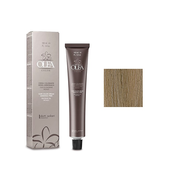 Dott.Solari Cosmetics Крем-краска для волос без аммиака Olea Color, 10.0 Платиновый блондин, 100 мл купить