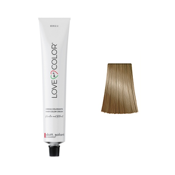 Dott.Solari Cosmetics Краска для волос Love Me Color, 8.00 интенсивный светло-русый, 100 мл купить