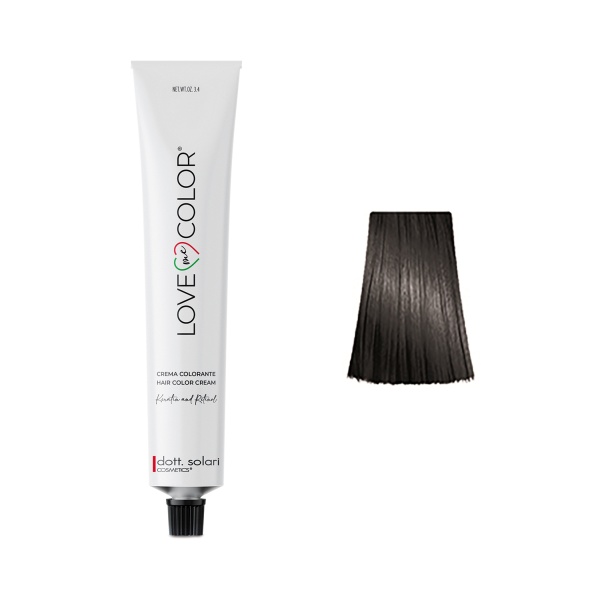 Dott.Solari Cosmetics Краска для волос Love Me Color, 3.0 Темно-каштановый, 100 мл купить