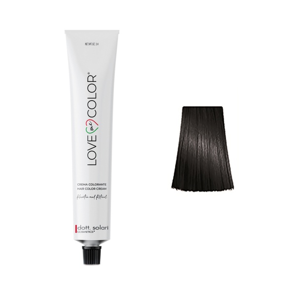 Dott.Solari Cosmetics Краска для волос Love Me Color, 1.0 черный, 100 мл купить