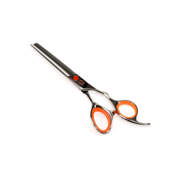 Tayo Парикмахерские ножницы филировочные эргономичные Orange, 6", 40 зубцов купить