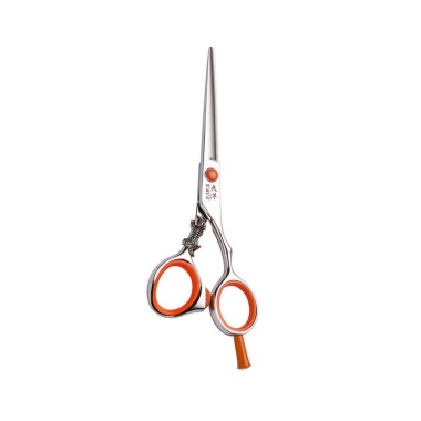 Tayo Парикмахерские ножницы прямые Orange, 5.5, с фигуркой тигра купить