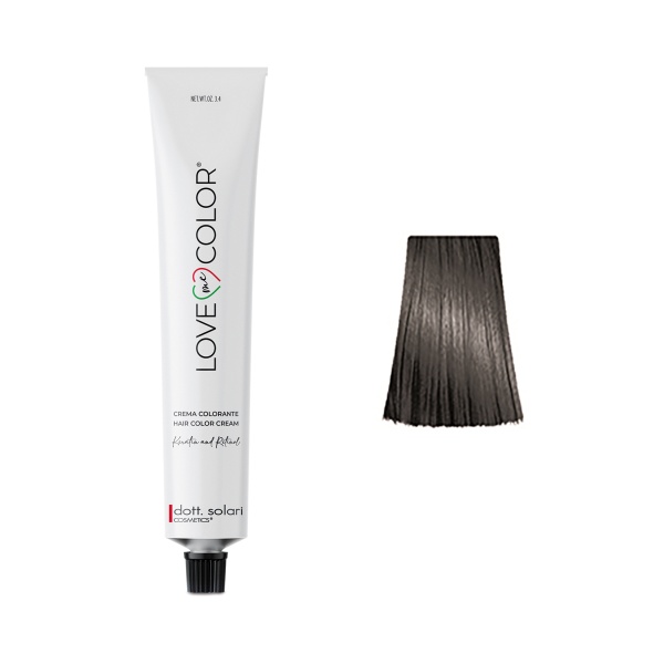 Dott.Solari Cosmetics Краска для волос Love Me Color, 5.1 Пепельный каштан, 100 мл купить