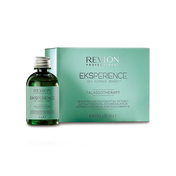 Revlon Professional Средство против жирности кожи головы Eksperience Talassotherapy Sebum Balancing Essential Oil Extract, 6 x 50 мл купить