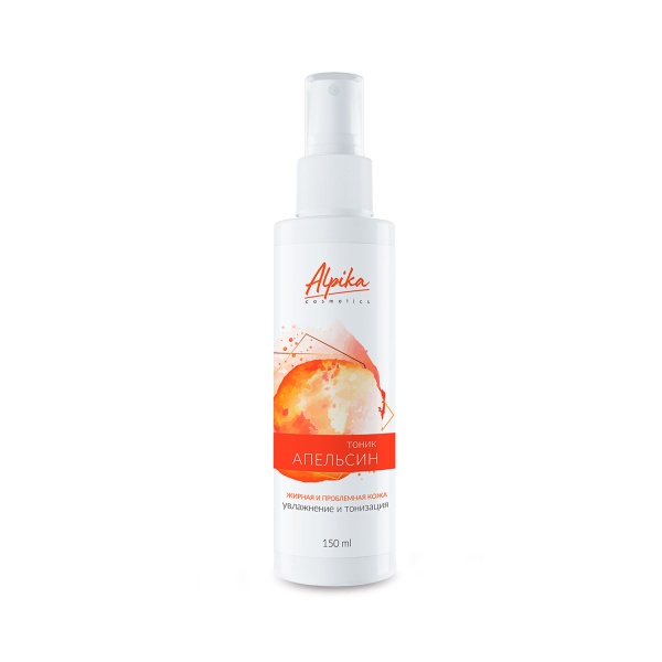 Alpika Cosmetics Тоник увлажнение и тонизация жирной и проблемной кожи Ph 4,3, апельсин, 150 мл купить