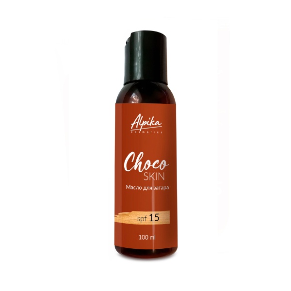 Alpika Cosmetics Масло для загара SPF-15 Choco Skin, 100 мл купить