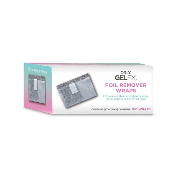 Orly Фольга для снятия гель-лака Gel FX Foill Remover Wraps, 100 шт купить