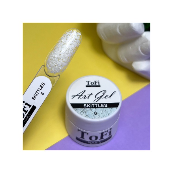 ToFi-nails Гель для дизайна Skittles, №08, 5 мл купить