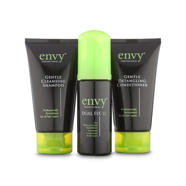 Envy Professional Набор из 3-х продуктов: DUAL FIX12 50 мл + Gentle Cleansing Shampoo 75 мл + Gentle Detangling Conditioner 75 мл купить