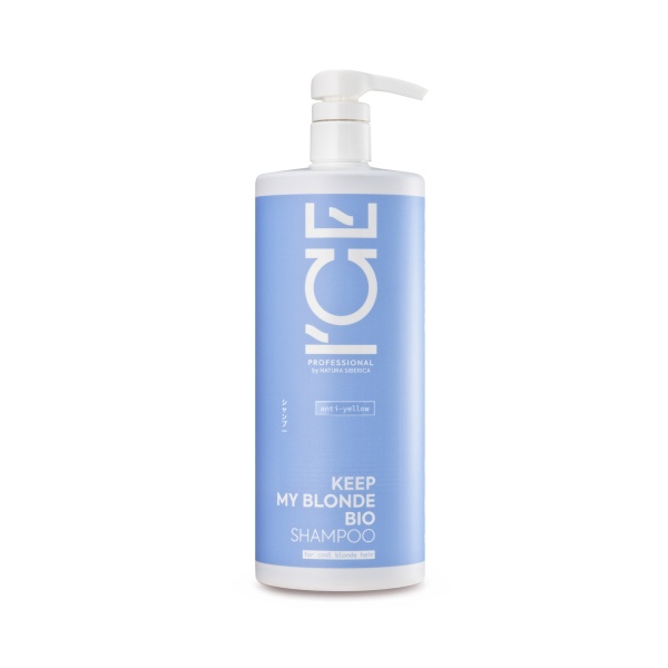 Ice Professional Тонирующий шампунь для светлых волос Keep My Blonde Shampoo Anti-yellow, 1000 мл купить
