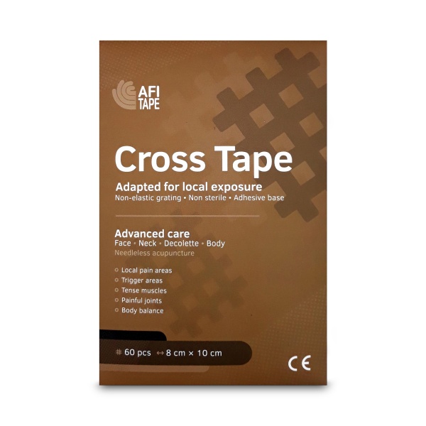 Afitape Кросс-тейп решетка, бежевый, 8 см x 10 см, 60 шт купить