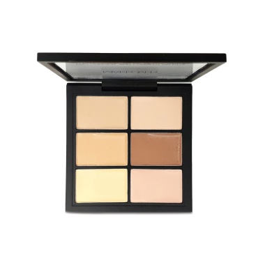 Makeover Paris Палетка для коррекции лица Pro Conceal and Correct Palette, 6 оттенков, Light/Clair купить