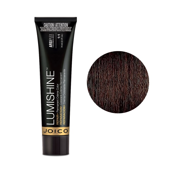 Joico Крем-краска перманентная Lumishine, LP4NG/Средне-коричневый натурально-золотистый, 74 мл купить