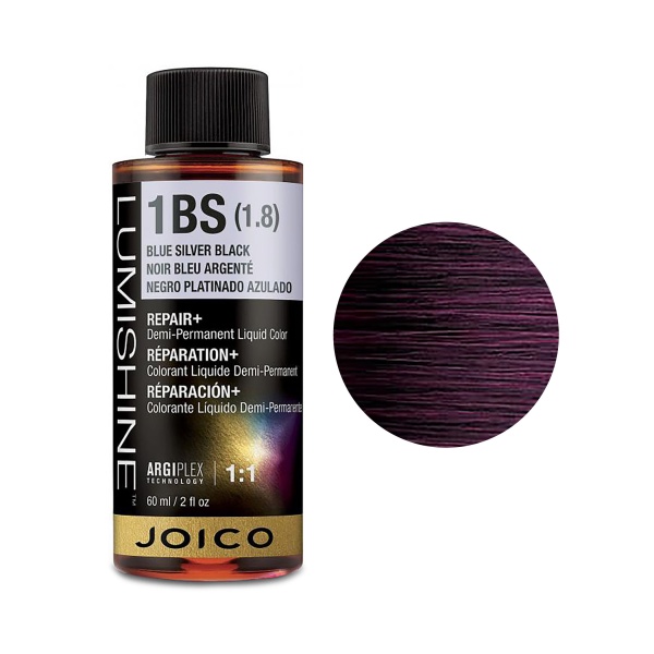 Joico Крем-краска полуперманентная Lumishine, LPP3VV/темно-коричневый интенсивно-фиолетовый, 60 мл купить