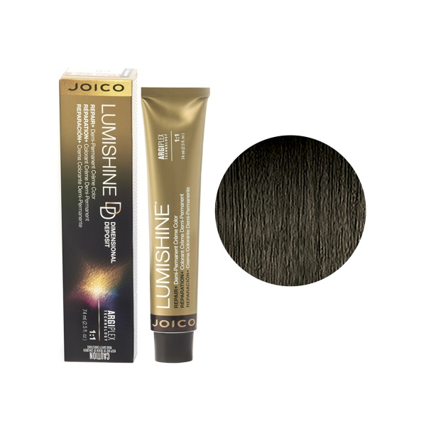 Joico Крем-краска перманентная Lumishine, DD3NA/Крем-краска Темно-Коричневый Натурально-Пепельный, 74 мл купить