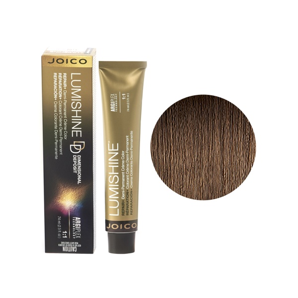 Joico Крем-краска перманентная Lumishine, DD6NWB/Крем-краска Темный Блондин Натуральный Теплый Бежевый, 74 мл купить