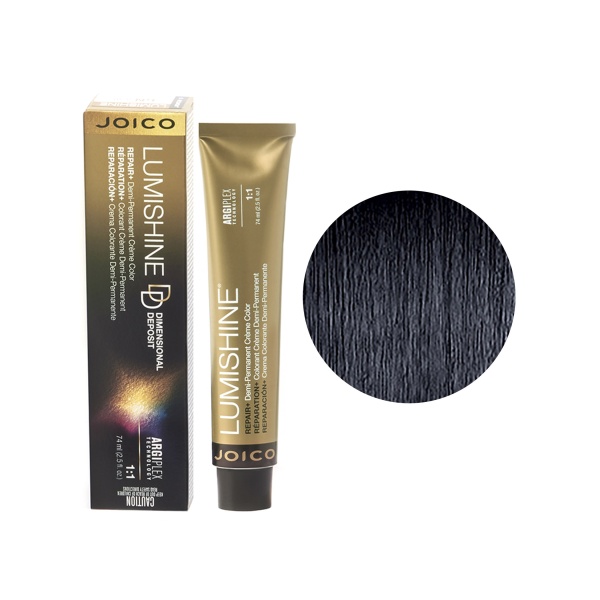 Joico Крем-краска перманентная Lumishine, DD1bs Крем-краска Сине-Серебристый Черный, 74 мл купить