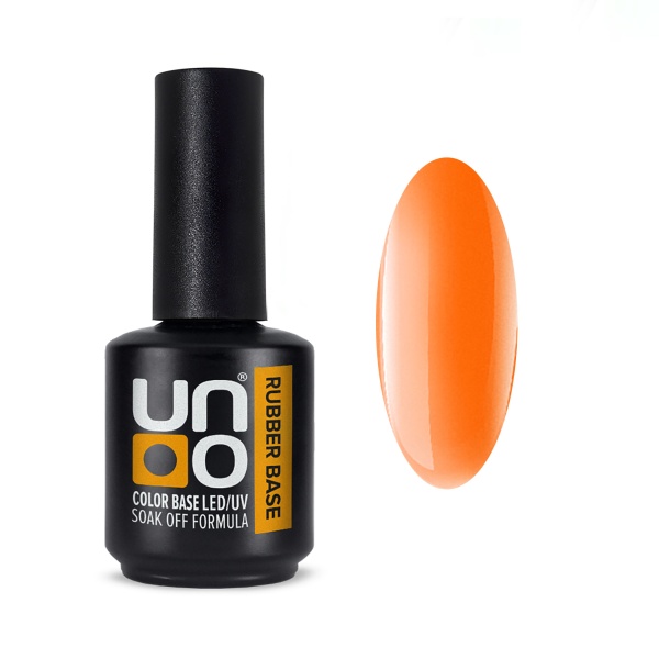 UNO Камуфлирующее базовое покрытие Color Rubber Base Neon, Orange, 12 гр купить