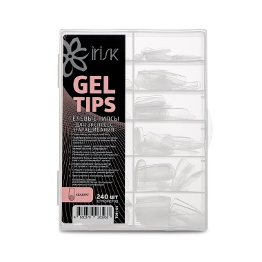 Irisk Professional Гелевые типсы Gel Tips, Т011-01 квадрат, 240 шт купить