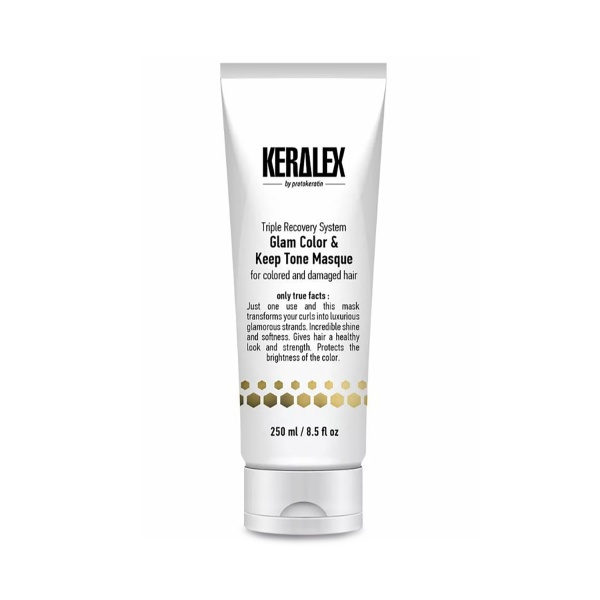 Protokeratin Маска дуо-сияние и защита цвета Keralex Glam Color & Keep Tone Masque, 250 мл купить
