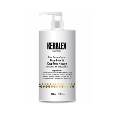 Protokeratin Маска дуо-сияние и защита цвета Keralex Glam Color & Keep Tone Masque, 750 мл купить