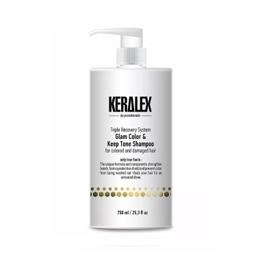 Protokeratin Шампунь дуо-сияние и защита цвета Keralex Glam Color & Keep Tone Shampoo, 750 мл купить